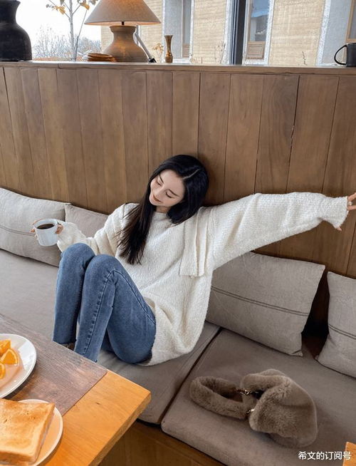 名流少女感的针织毛衣,上身真的是洋气到飞起